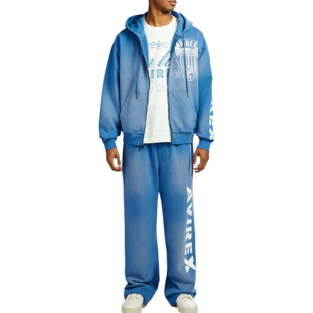 AVIREX WASHED/DISTRESS SWEATSUIT SETS