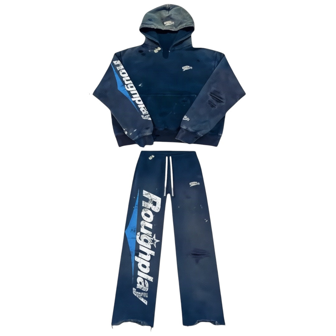 RoughPlay 'STRAIGHT LEG' SET (NAVY/LIGHT BLUE)