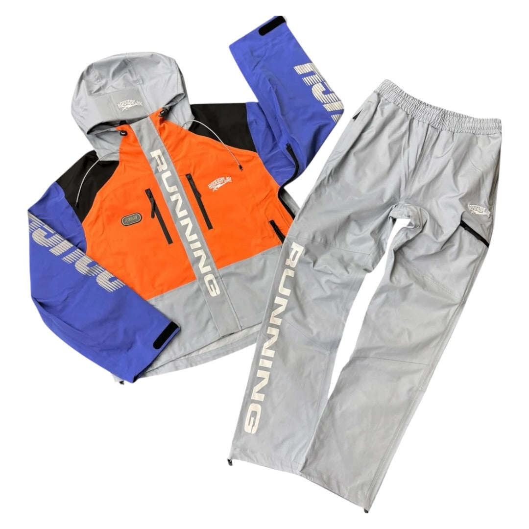 RoughPlay 'RUNNING' TRACKSUIT SET|ORANGE