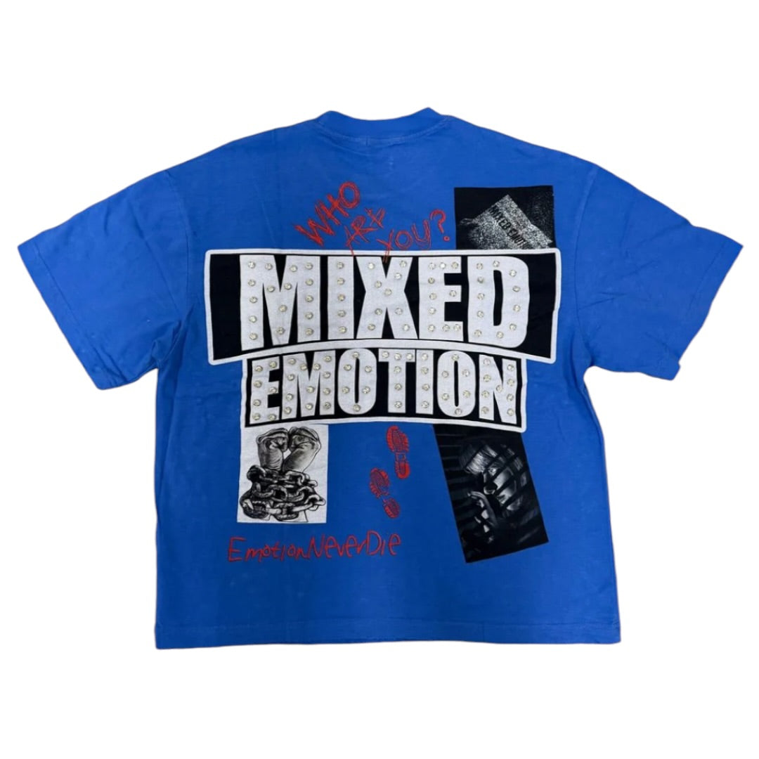 MIXED EMOTION 'LOST IDENTITY' TEE (BLUE)