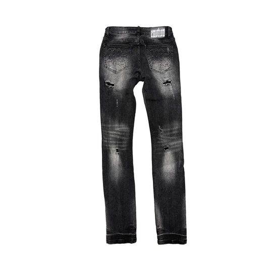 MIXED EMOTION '001' DENIM| BLACK