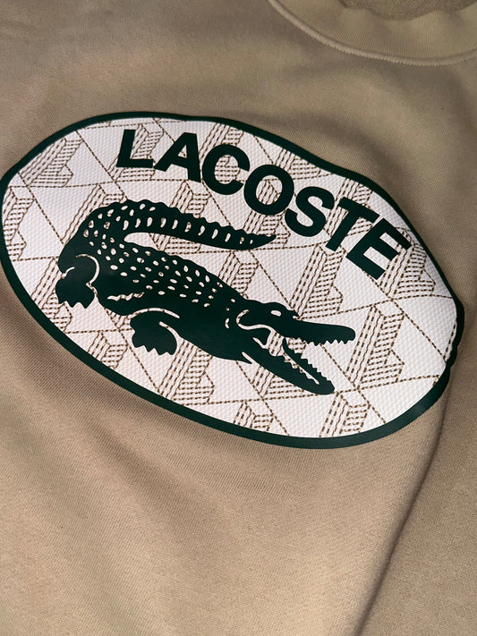LACOSTE LOOSE FIT SWEATSHIRT (SH2524 51 02S) BEIGE