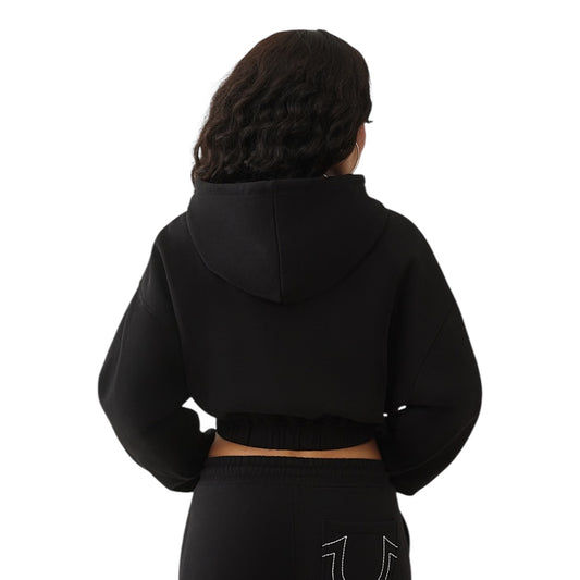 TRUE RELIGION WOMENS STUDDED GIRLFRIEND HOODIE