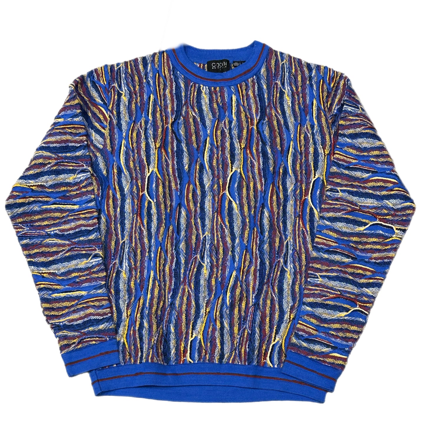 COOGI CREW NECK SWEATSHIRT C62105 /ROYALBLUE STARBURST