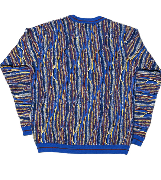 COOGI CREW NECK SWEATSHIRT C62105 /ROYALBLUE STARBURST