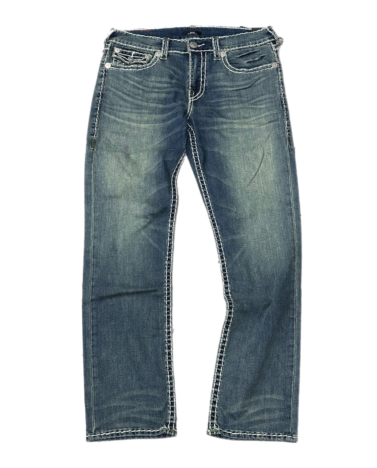 TRUE RELIGION RICKY SUPERT JEANS MED WASH 108502