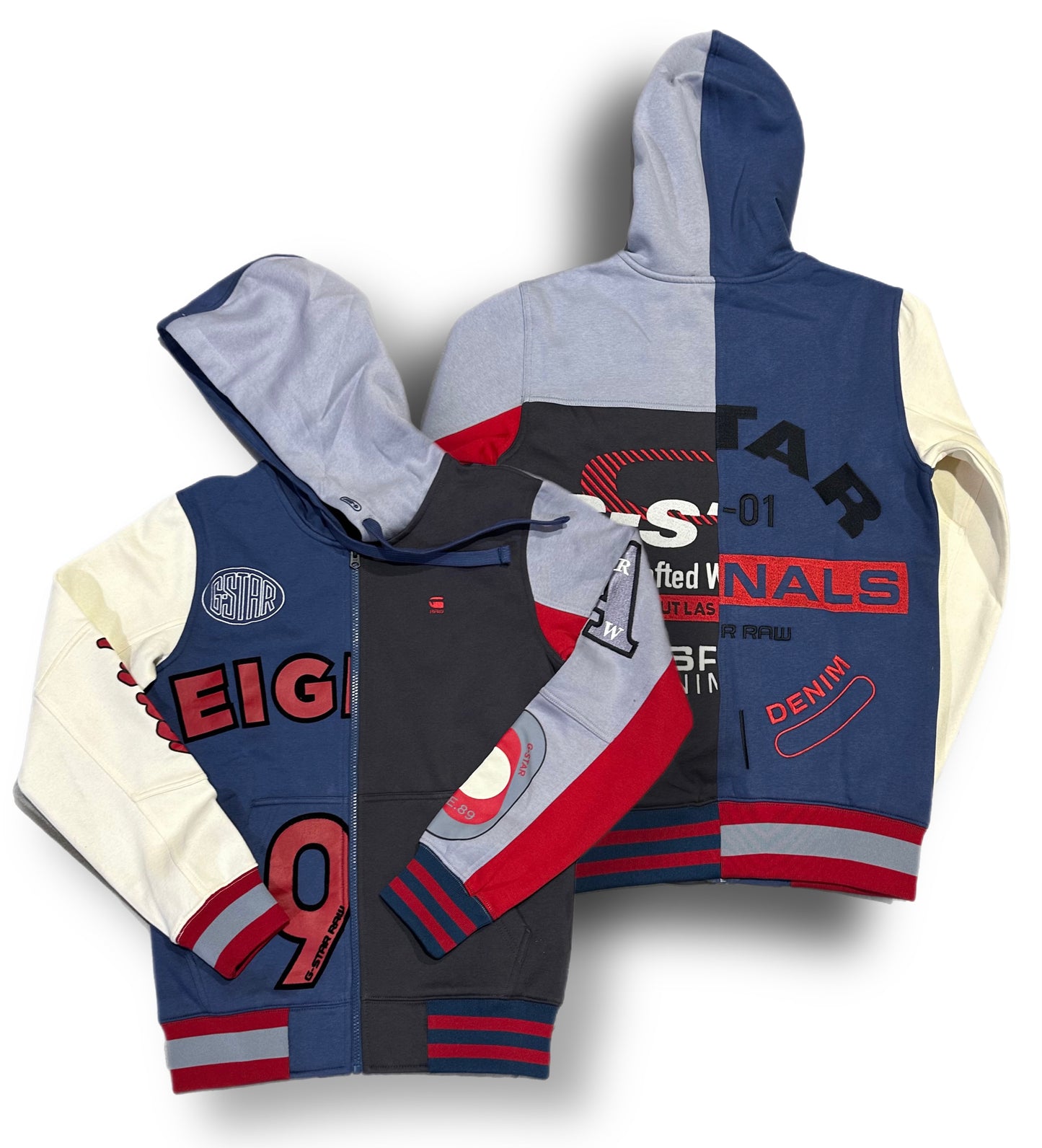 G-STAR RAW VARSITY HDD ZIP THRU SW L\S ASHOW SWEAT R (D24702-A971-G178)
