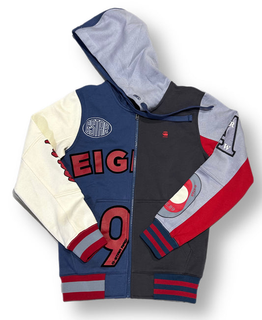 G-STAR RAW VARSITY HDD ZIP THRU SW L\S ASHOW SWEAT R (D24702-A971-G178)