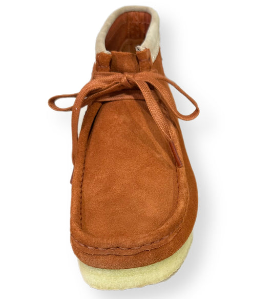 CLARKS WALLABEE BOOT (72250) DARK TAN