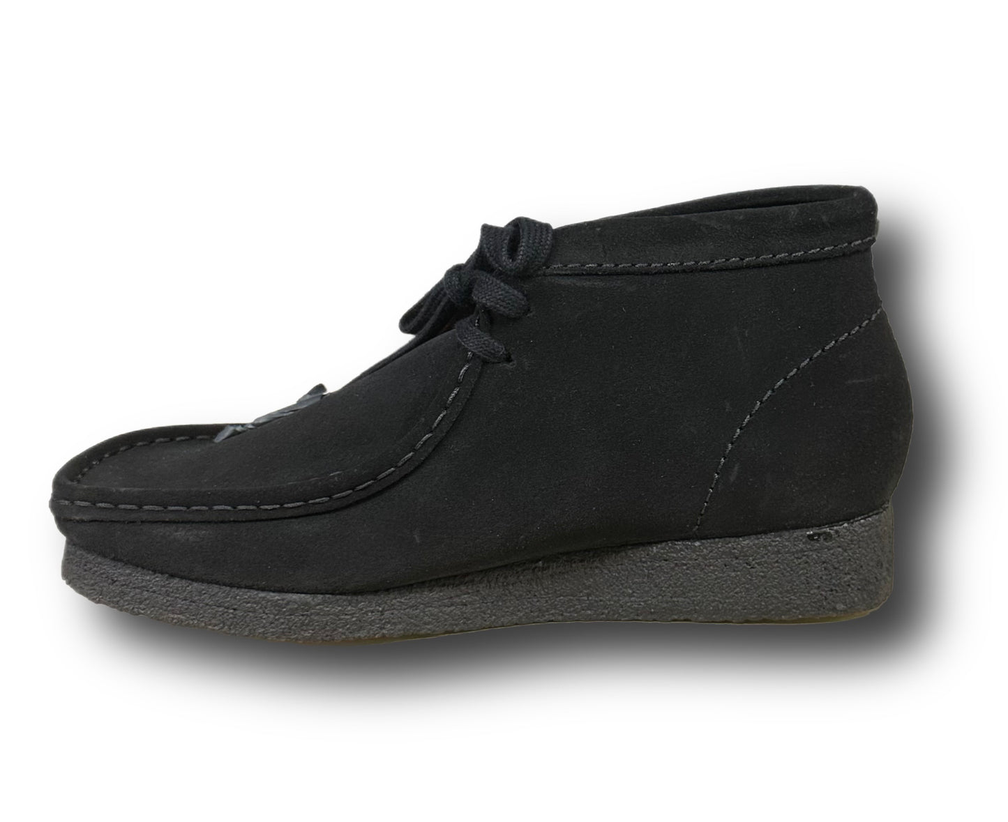 CLARKS WALLABEE BOOT (55521) BLACK SEUDE