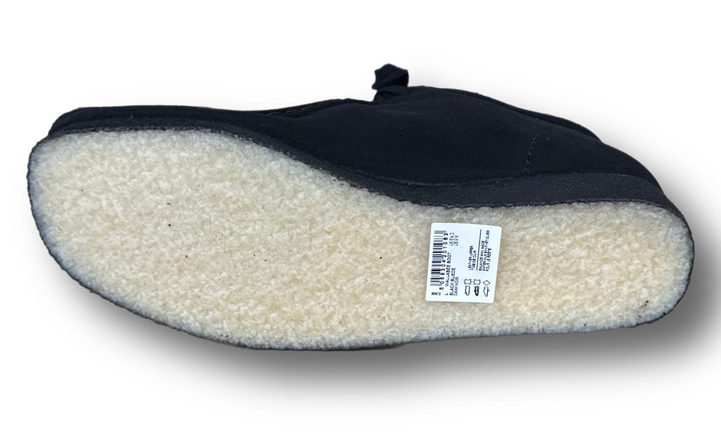 CLARKS WALLABEE BOOT (55521) BLACK SEUDE