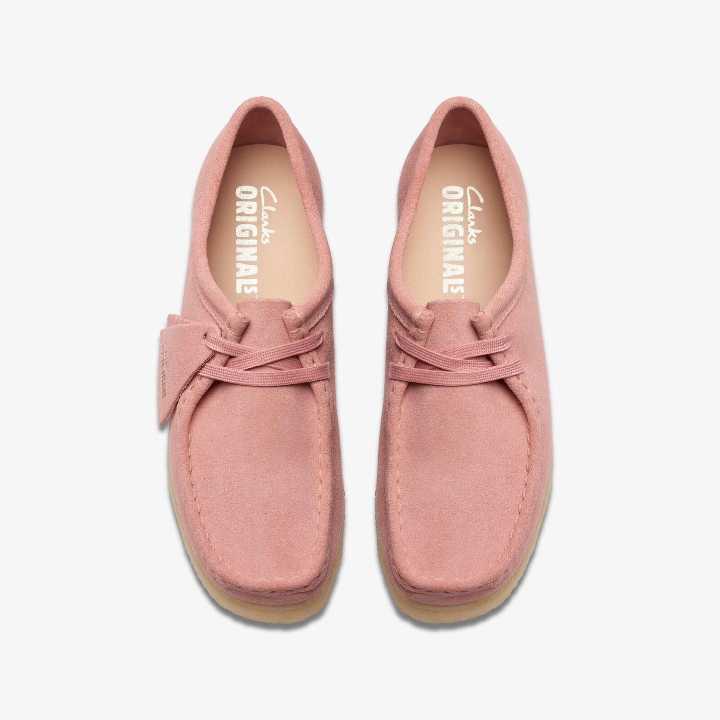 Clarks Women Wallabee Blush Pink Suede 26175671
