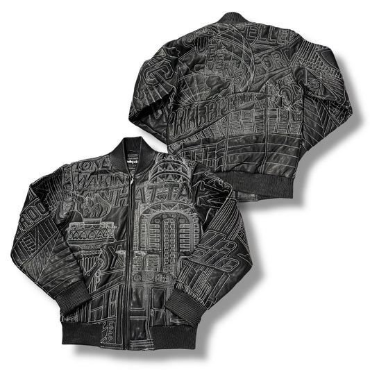 PELLE PELLE NYC BORO QUILTED JACKET BLACK 325-37536