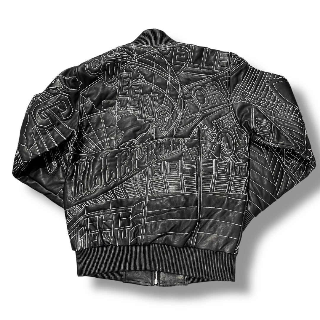 PELLE PELLE NYC BORO QUILTED JACKET BLACK 325-37536