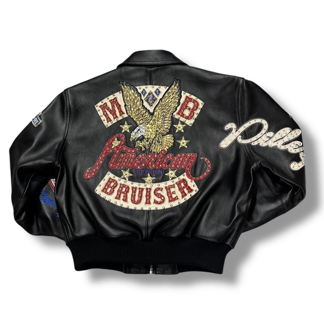 PELLE PELLE AMERICAN BRUISER WOMEN CROP JACKET BLACK 325-37502