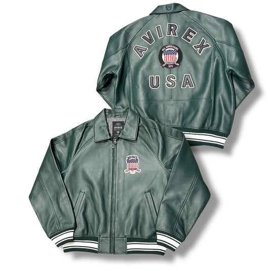 AVIREX FASHION ICON LEATHER JACKET 44AVF25IO21