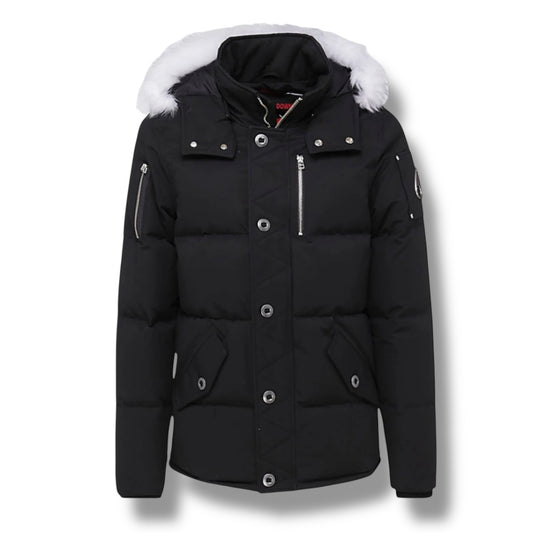 MOOSE KNUCKLES MENS ORIGINAL SHEARLING TRIM 3Q COAT