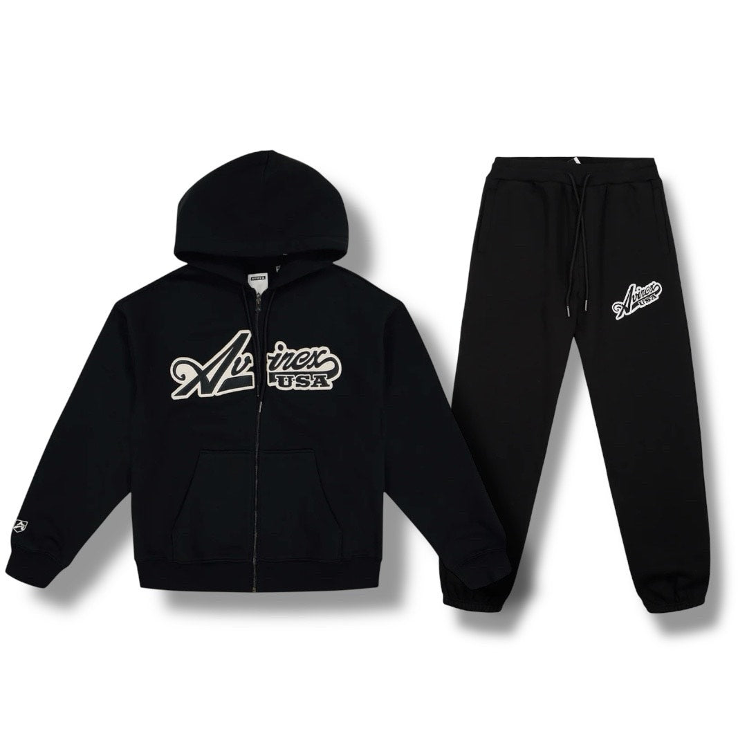 AVIREX SCRIPT SWEATSUIT SETS 44AVF242K41