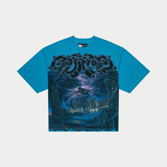 GODSPEED B.M.X TEE (CAROLINA BLUE)