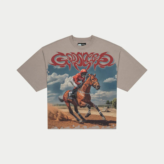 GODSPEED THOROUGHBRED TEE (BEIGE)