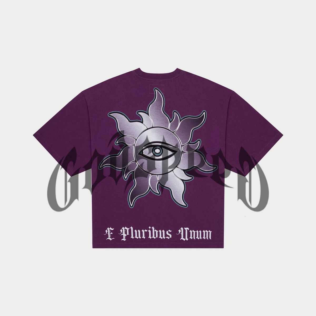 GODSPEED JFK TO MIA TEE (PURPLE WASH)