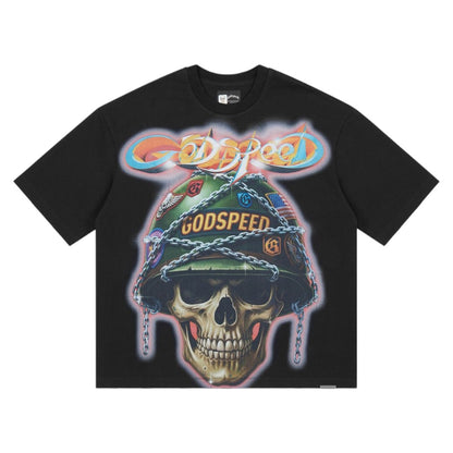 GODSPEED 'BADGES OF HONOR' T SHIRT (BLACK)