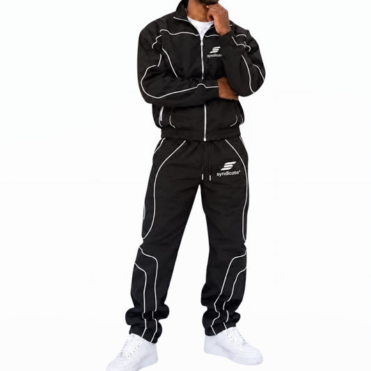 SYNDICATE NYLON TRACKSUIT | BLACK