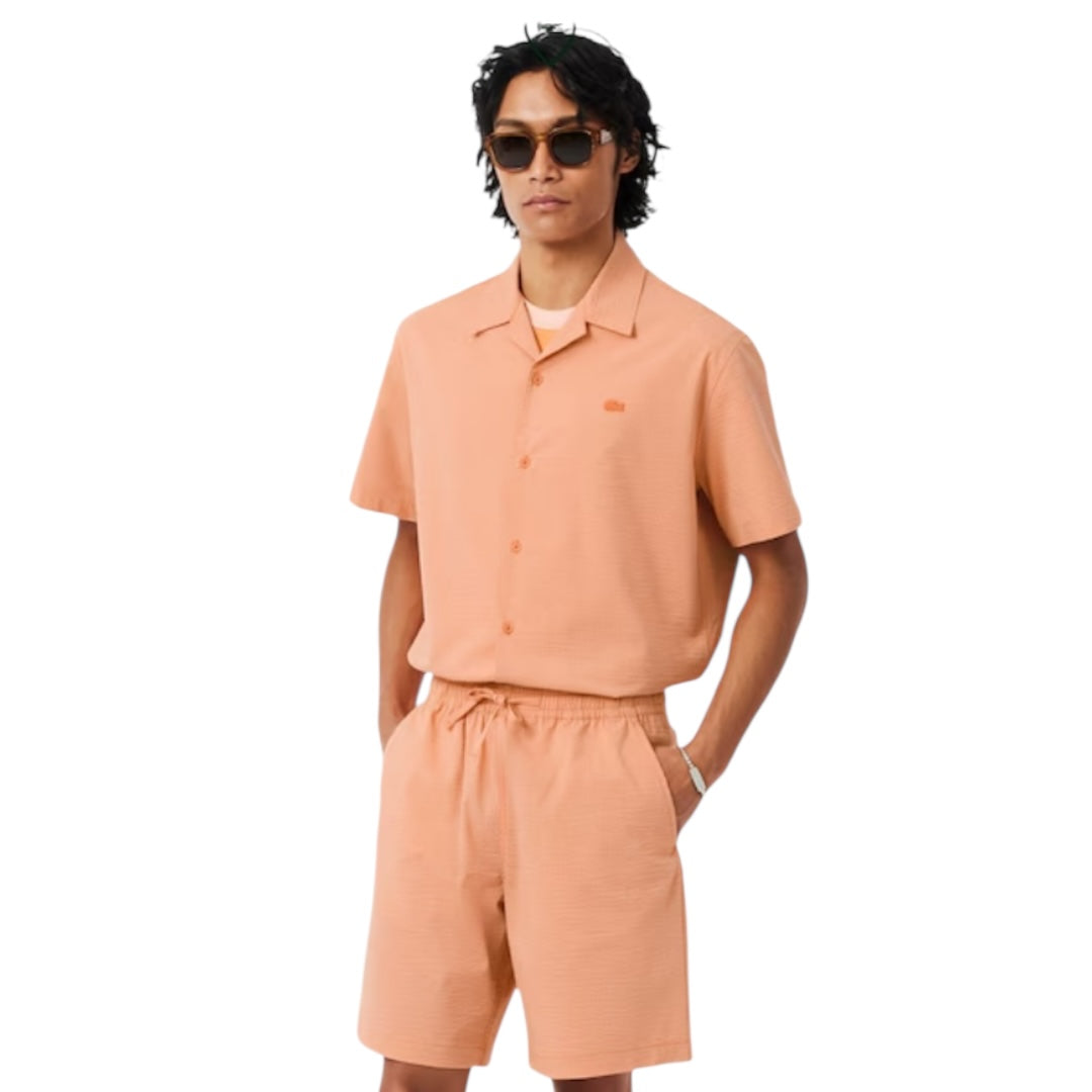 LACOSTE RELAXED FIT SEERSUCKER SHIRT