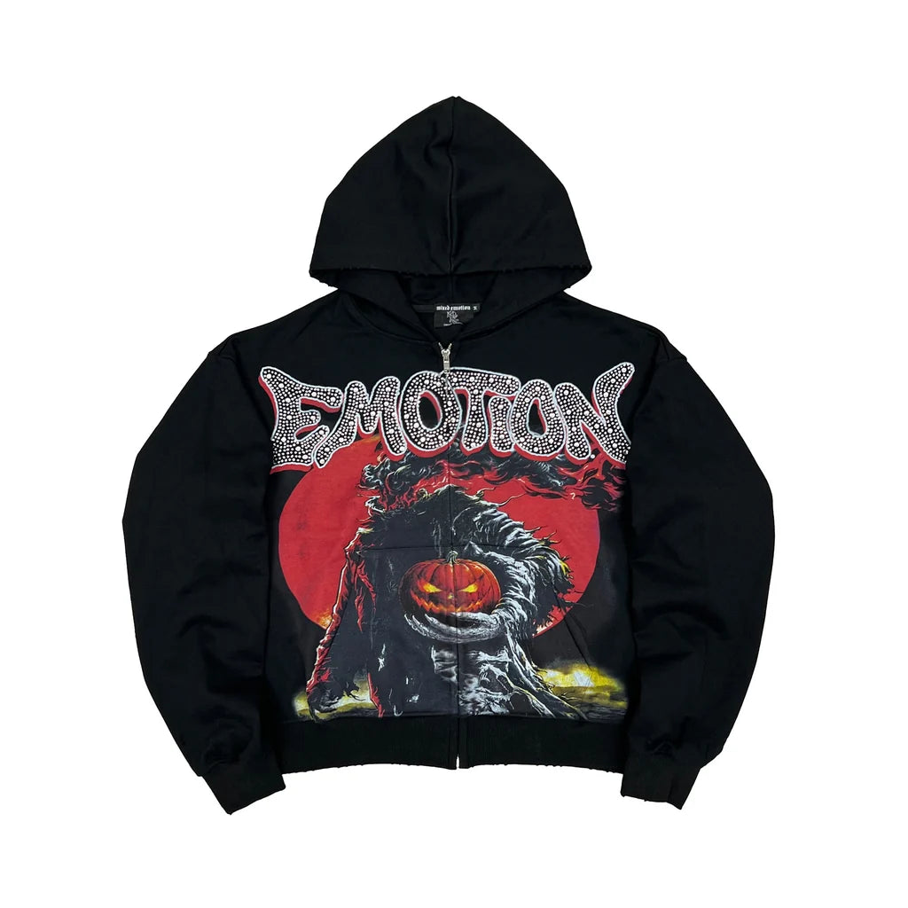 MIXED EMOTION 'Nightfall' HOODIE| BLACK