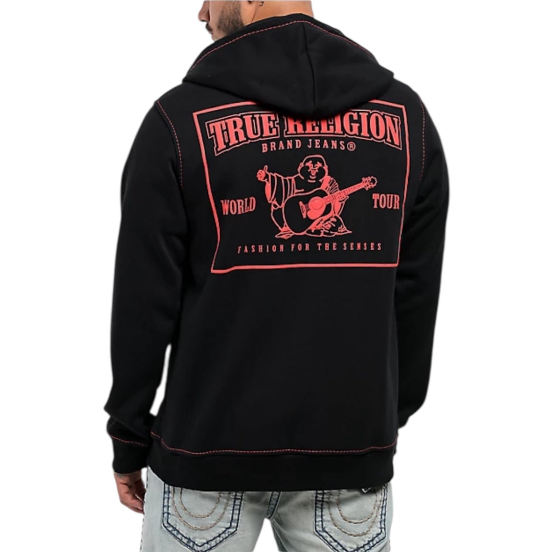 TRUE RELIGION BIG T ZIP HOODIE 105753