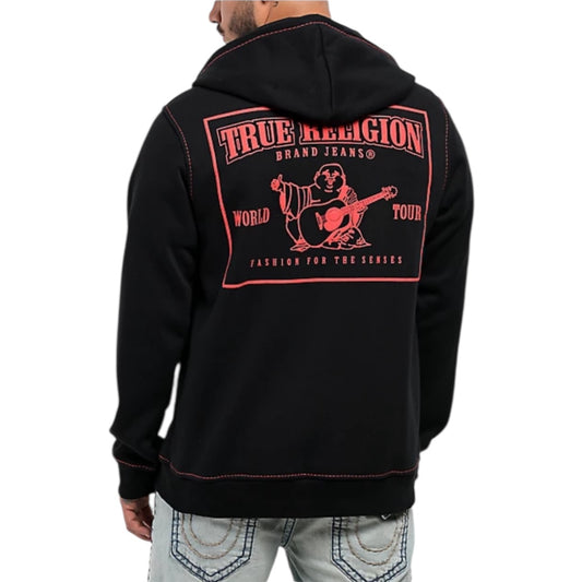 TRUE RELIGION BIG T ZIP HOODIE 105753