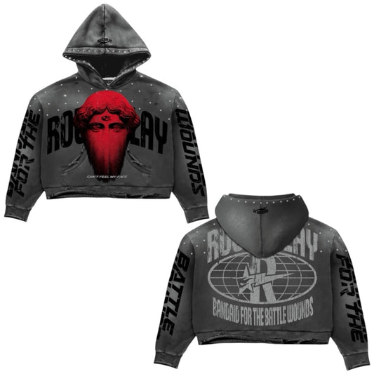 RoughPlay 'CANT FEEL MY FACE' HOODIE (GRY)