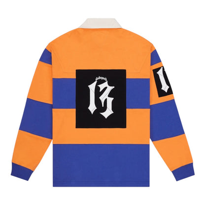 GODSPEED 'FIELD RUGBY' SHIRT(ORANGE/BLUE)