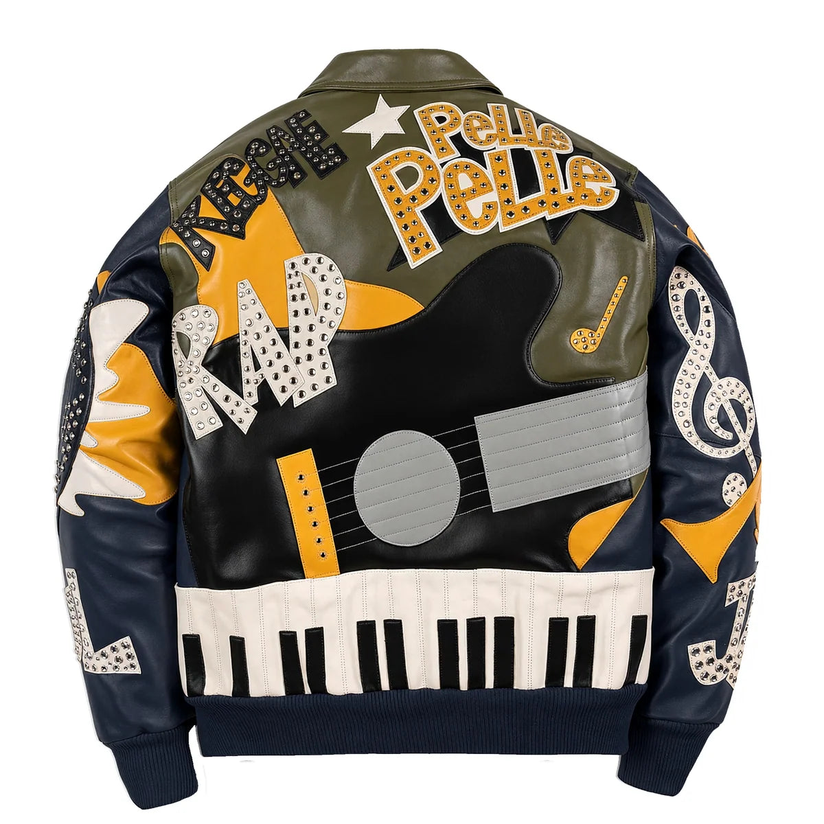 PELLE PELLE 'SOUNDS' LEATHER JACKET| OLIVE