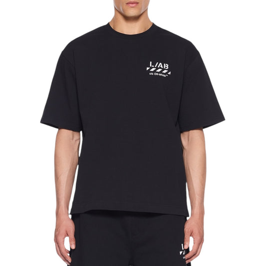 L/AB Off-White 'Diagonal Oversized' T SHIRT (BLACK)
