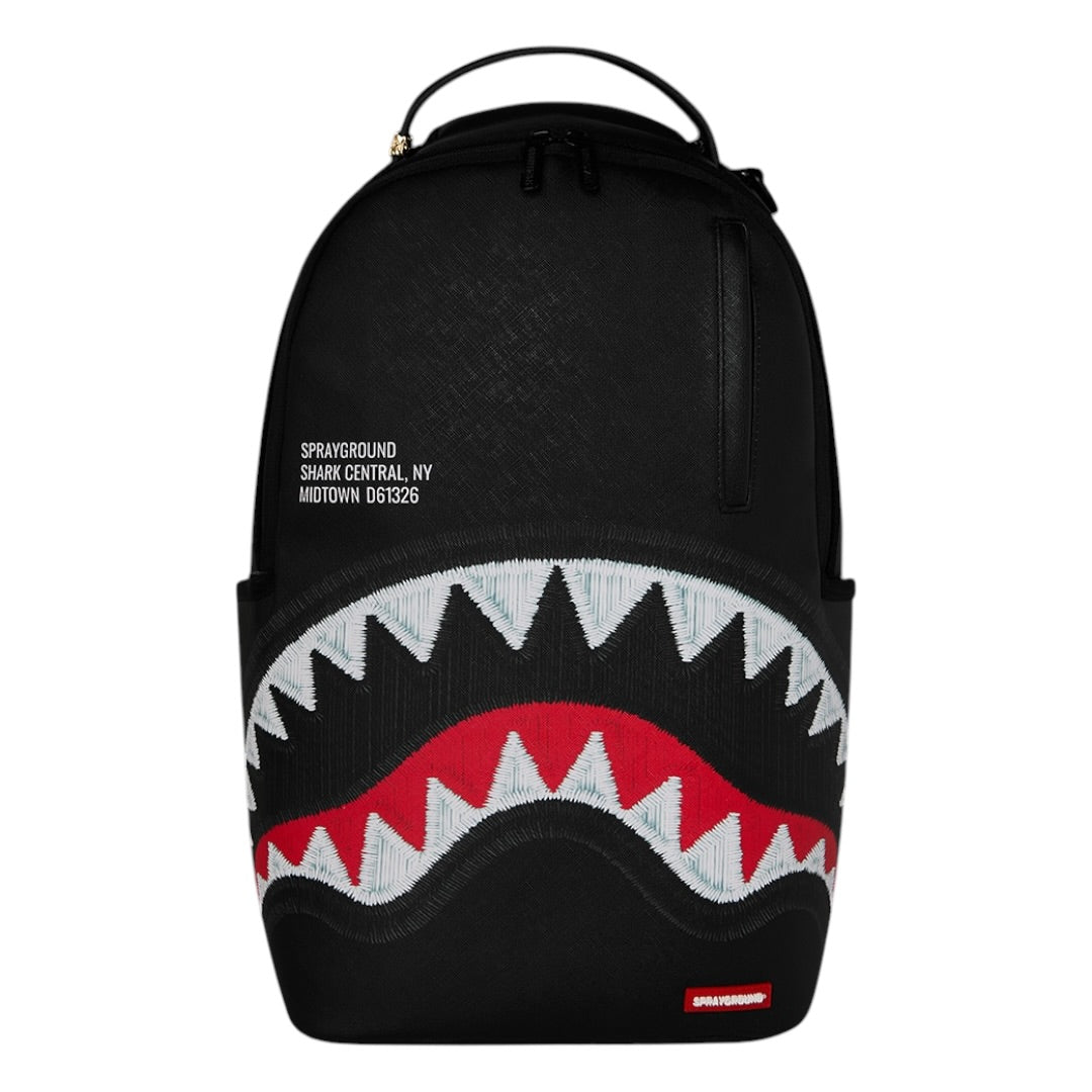 SPRAYGROUND SHARK CENTRAL THREAD COUNT SHARK BACKPACK