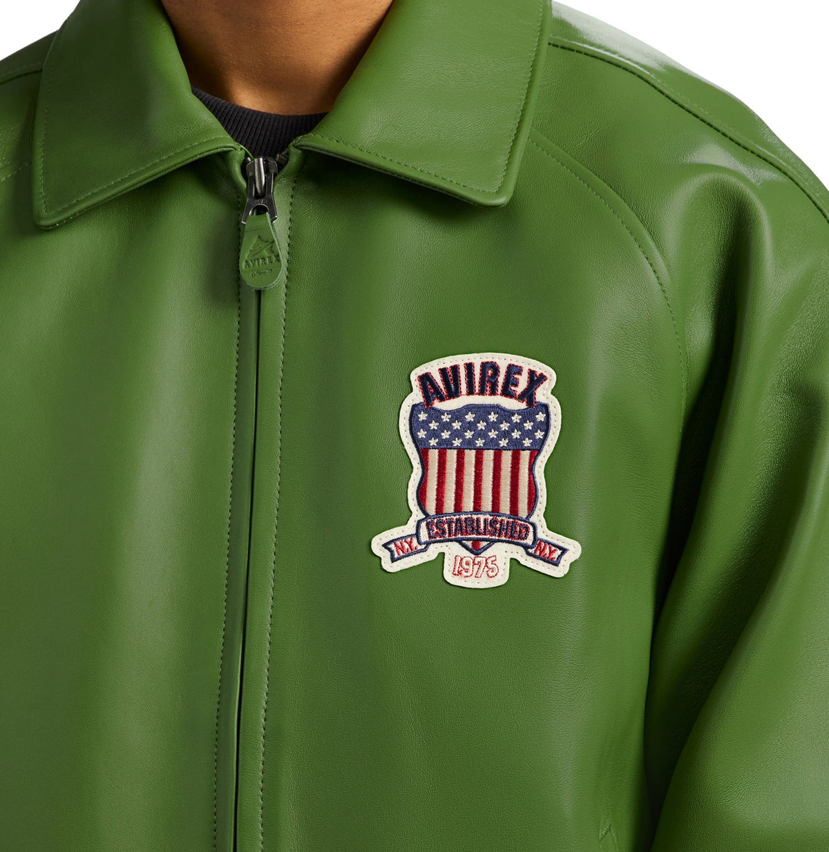 AVIREX FASHION ICON LEATHER JACKET | MOSS
