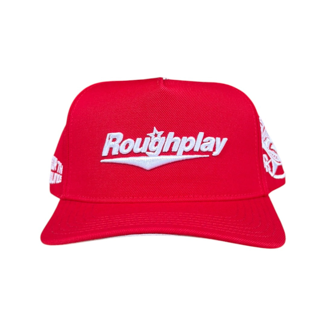 RoughPlay 'LOGO' SNAPBACK | RED/WHITE