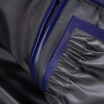 PELLE PELLE 'ONLY THE STRONG' LEATHER JACKET|PURPLE
