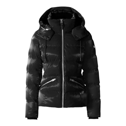 MACKAGE MADALYN-GLO HIGH-GLOSS DOWN JACKET| BLACK