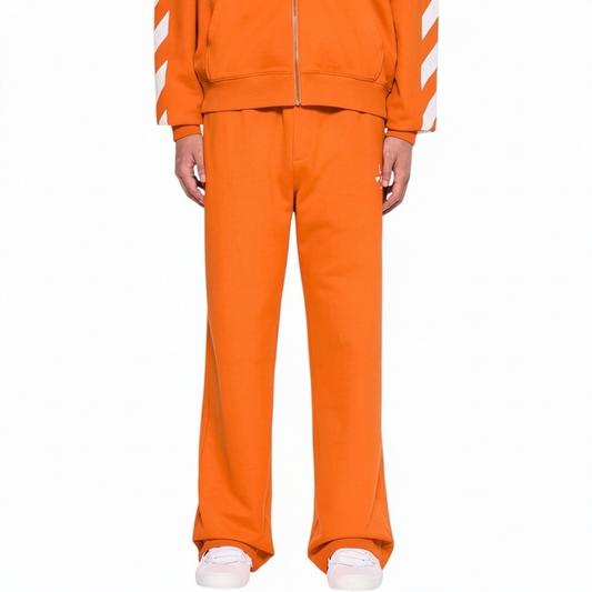 L/AB Off-White 'Core Diagonal' RELAXED SWEATPANTS (ORANGE TIGER)