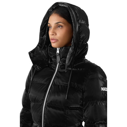 MACKAGE MADALYN-GLO HIGH-GLOSS DOWN JACKET| BLACK