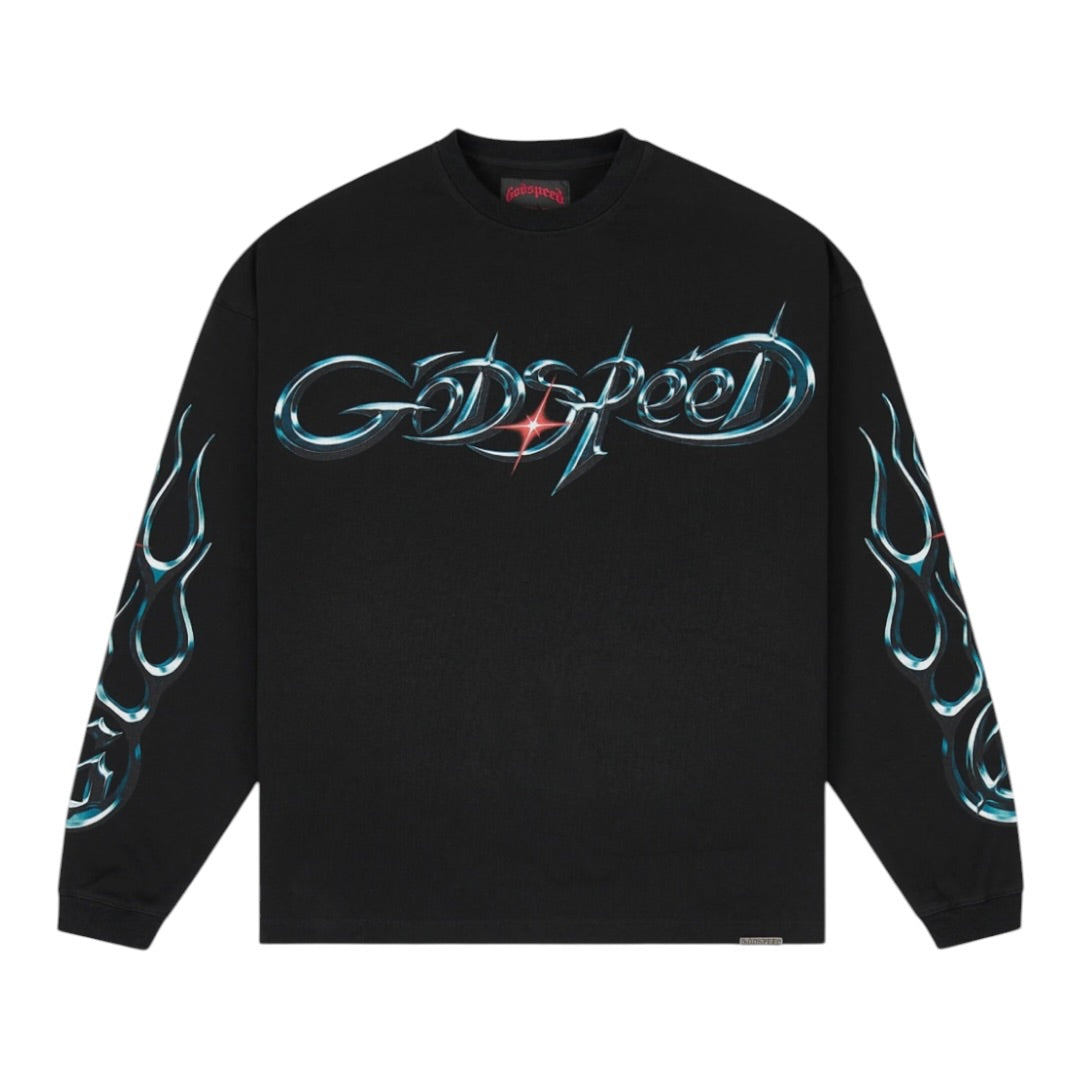 GODSPEED 'NEW AGE RELOADED' LS T-SHIRT(BLACK)