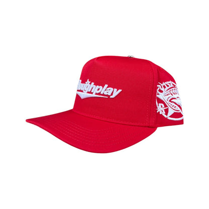 RoughPlay 'LOGO' SNAPBACK | RED/WHITE