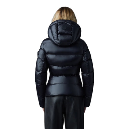 MACKAGE MADALYN-V LUSTROUS DOWN JACKET| BLACK