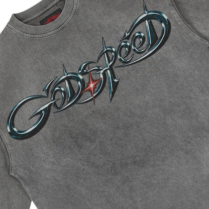 GODSPEED 'NEW AGE RELOADED' LS T-SHIRT(GREY WASH)