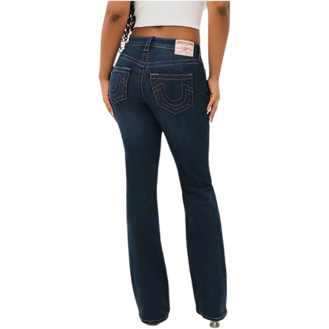 TRUE RELIGION BECCA MID RISE BOOTCUT WOMEN JEANS