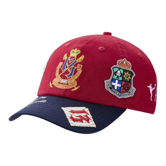 GODSPEED 'RUGBY HOME TEAM' DAD HAT(RED/NAVY)