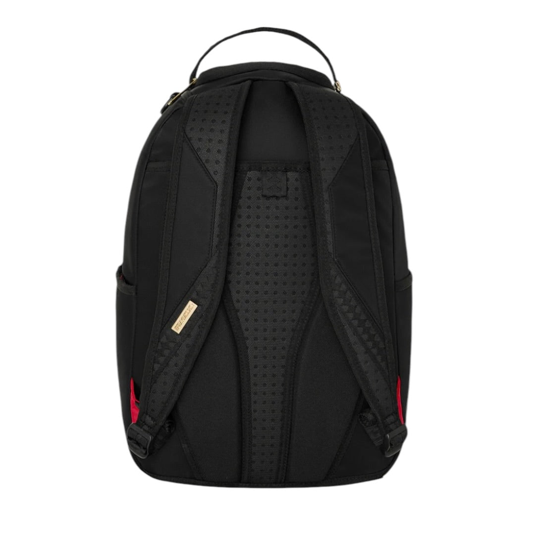 SPRAYGROUND SHARK CENTRAL GOLD LETTERING BACKPACK