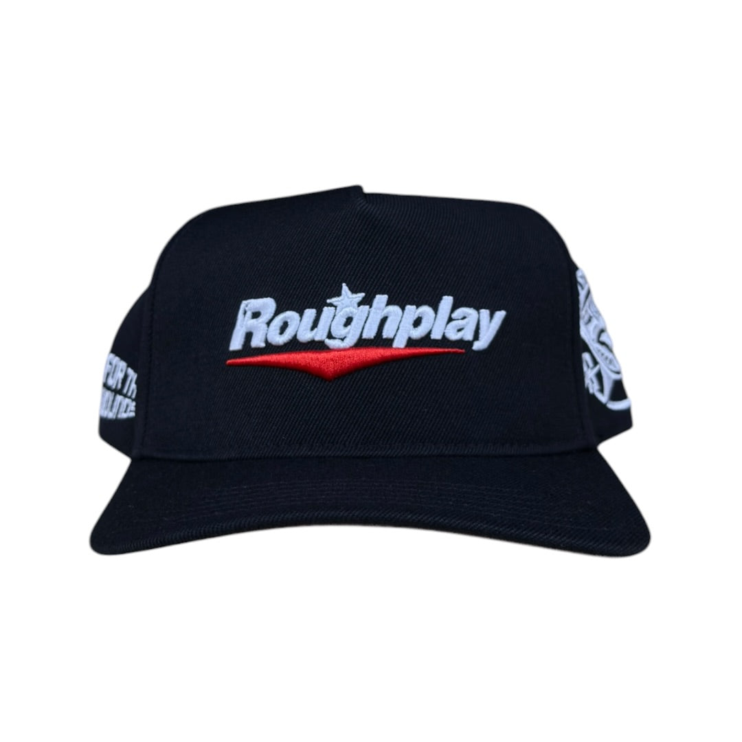 RoughPlay 'LOGO' SNAPBACK | BLACK/WHITE